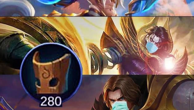 Tank wears Mask Mobile Legends