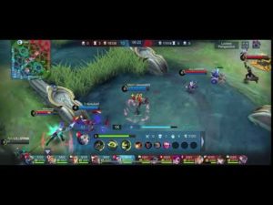 An intense match of Volleyball