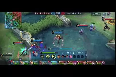 An intense match of Volleyball