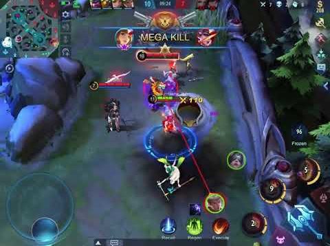 Guinevere got into a 1 vs 4 fight