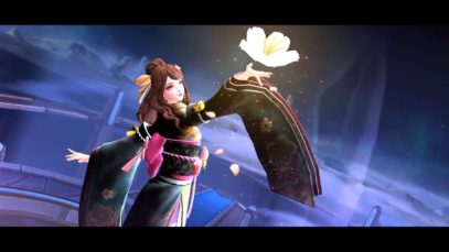 A glitch that turned Guinevere’s Sakura Wishes skin Black