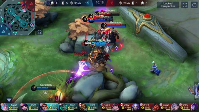 Tigreal dropping the Flicker Ulti Bomb